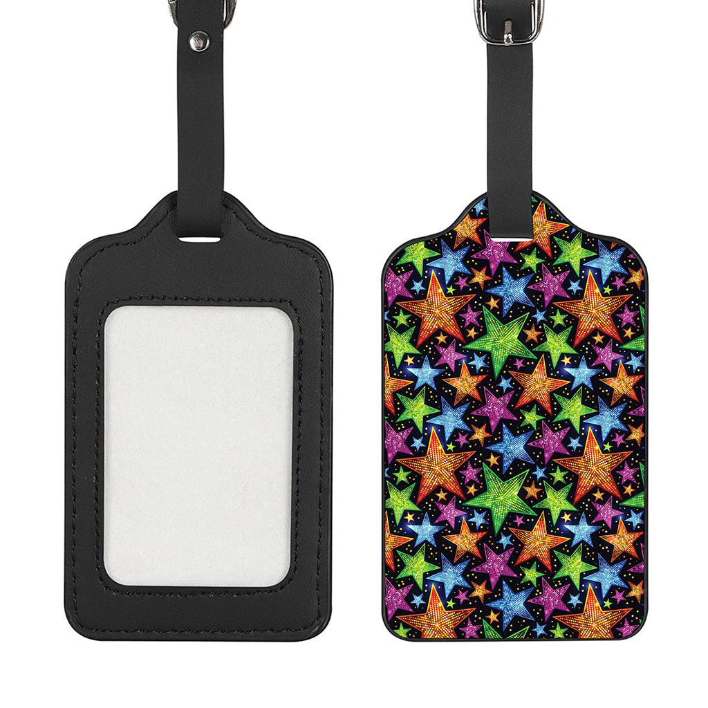 Fantastic Star Pattern Print Luggage Tag