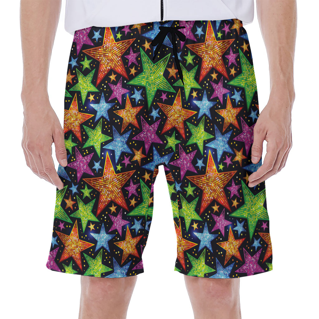 Fantastic Star Pattern Print Men's Beach Shorts