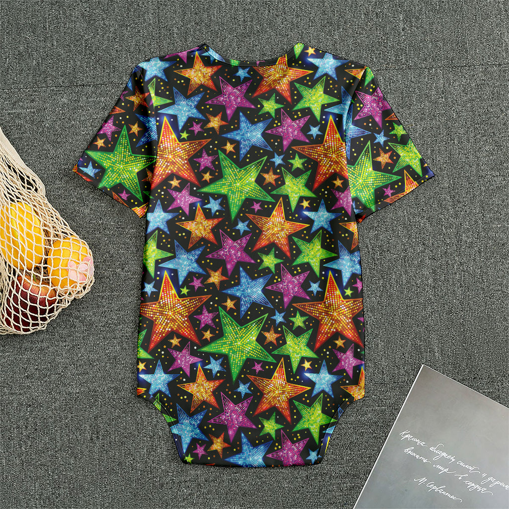 Fantastic Star Pattern Print Men's Bodysuit