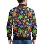 Fantastic Star Pattern Print Men's Bomber Jacket