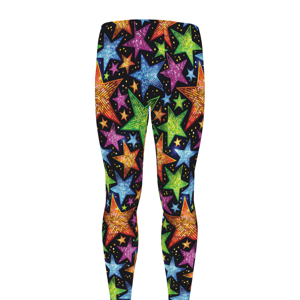 Fantastic Star Pattern Print Men's leggings