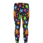 Fantastic Star Pattern Print Men's leggings