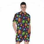 Fantastic Star Pattern Print Men's Rompers