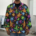 Fantastic Star Pattern Print Men's Shirt Jacket