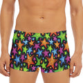 Fantastic Star Pattern Print Men's Short Boxer Briefs