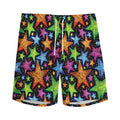 Fantastic Star Pattern Print Men's Athletic Shorts