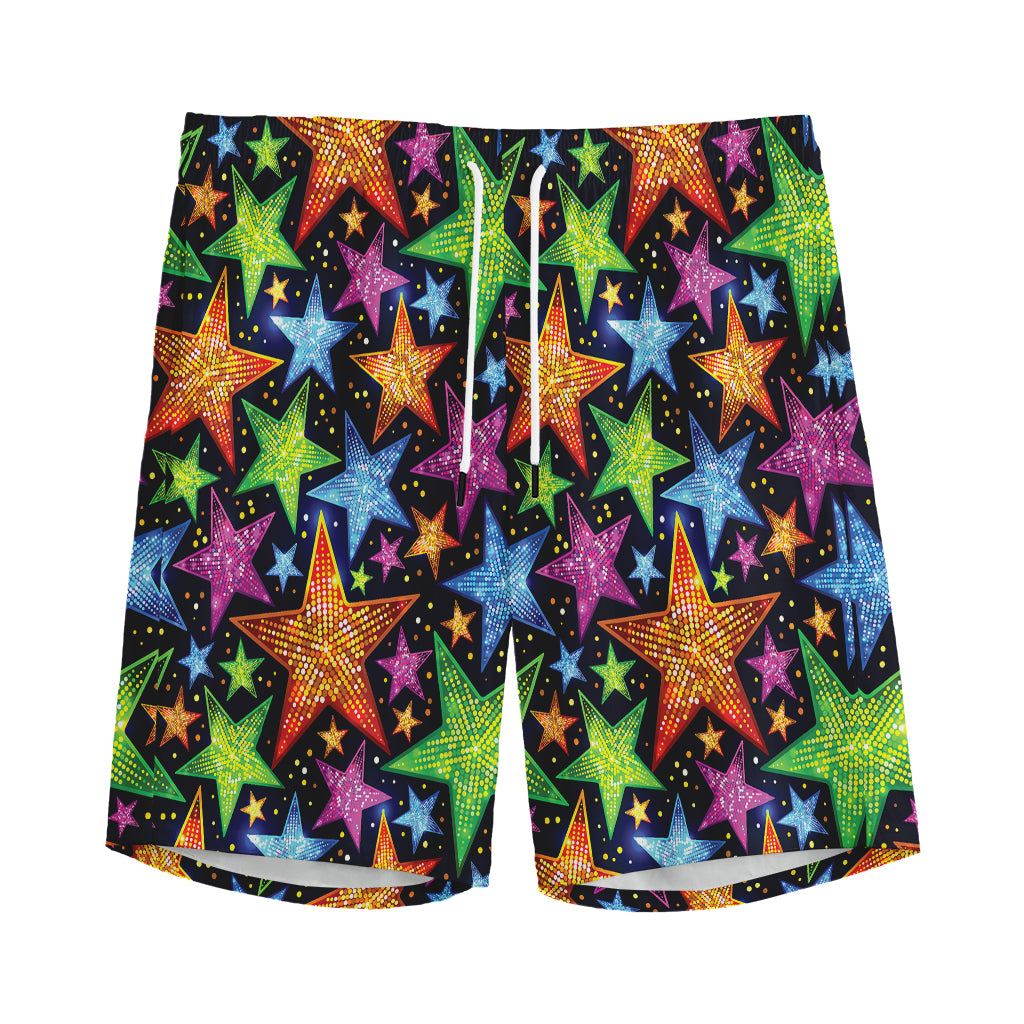Fantastic Star Pattern Print Men's Sports Shorts