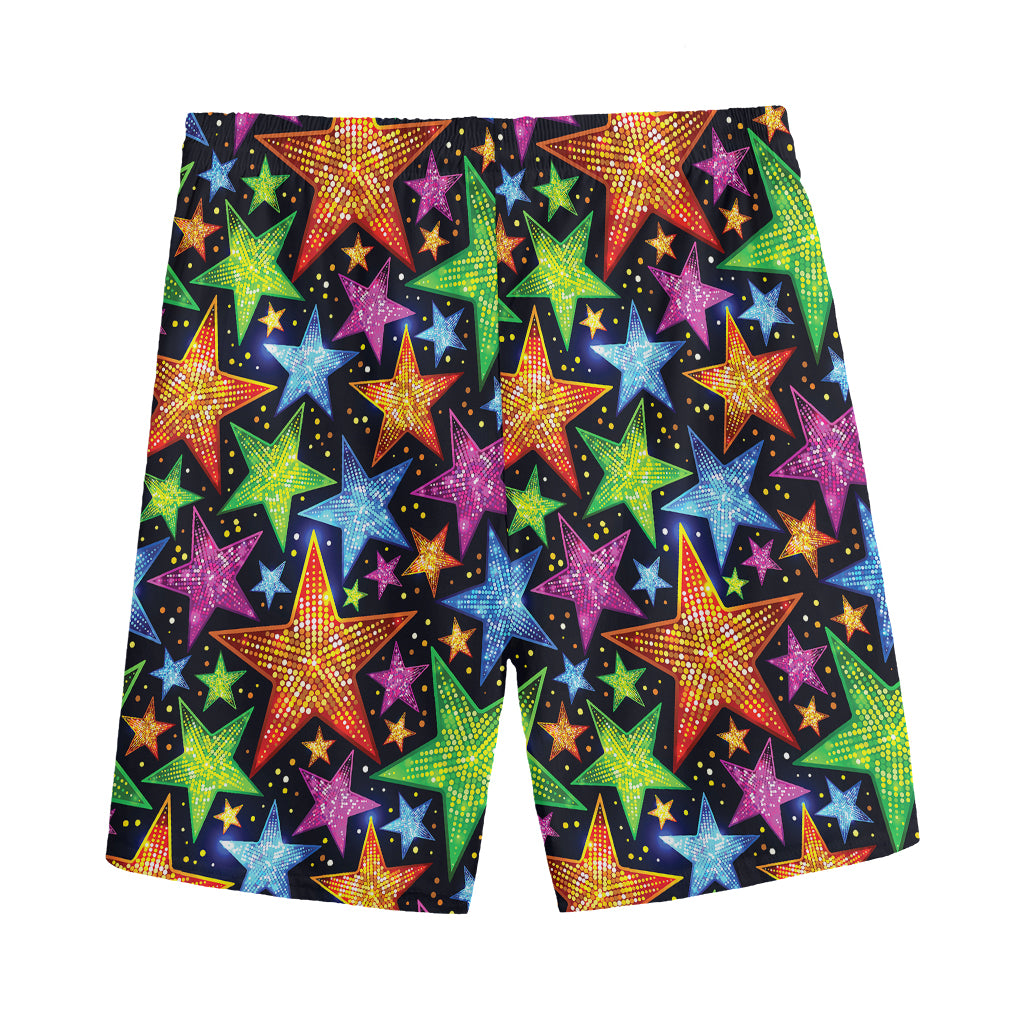Fantastic Star Pattern Print Men's Sports Shorts