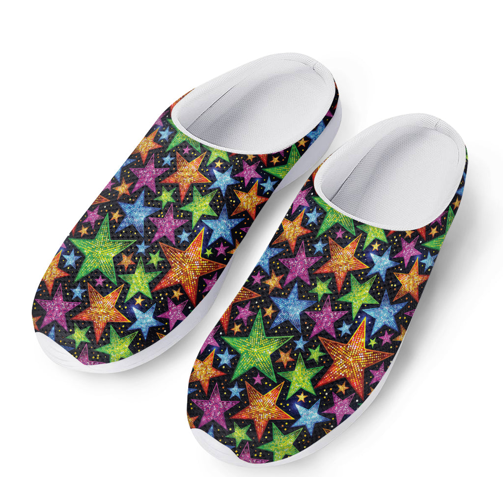 Fantastic Star Pattern Print Mesh Casual Shoes