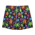 Fantastic Star Pattern Print Mesh Shorts