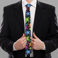 Fantastic Star Pattern Print Necktie