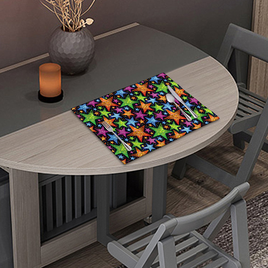 Fantastic Star Pattern Print Placemat