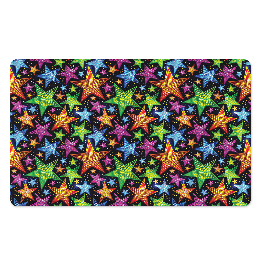 Fantastic Star Pattern Print Polyester Doormat