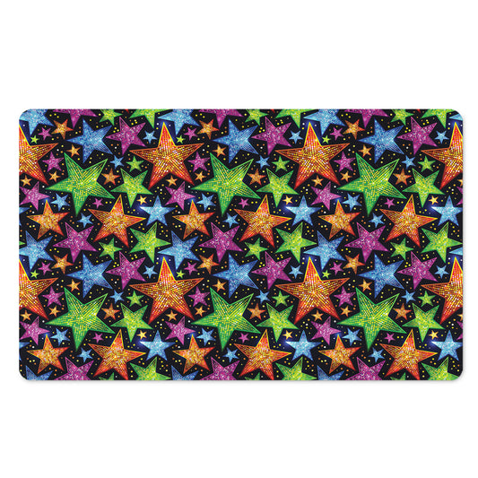 Fantastic Star Pattern Print Polyester Doormat