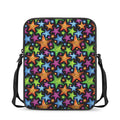 Fantastic Star Pattern Print Rectangular Crossbody Bag
