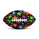 Fantastic Star Pattern Print Rugby Ball