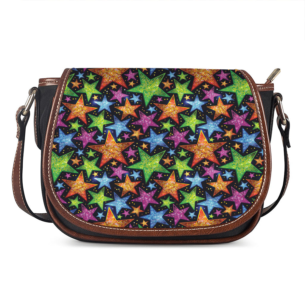 Fantastic Star Pattern Print Saddle Bag