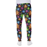 Fantastic Star Pattern Print Scuba Joggers
