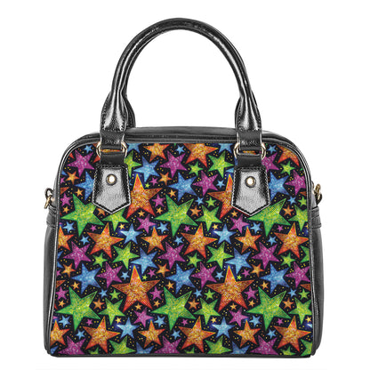 Fantastic Star Pattern Print Shoulder Handbag