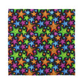 Fantastic Star Pattern Print Silk Bandana