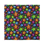 Fantastic Star Pattern Print Silk Bandana