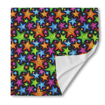 Fantastic Star Pattern Print Silk Bandana