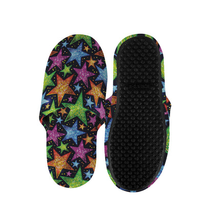 Fantastic Star Pattern Print Slippers