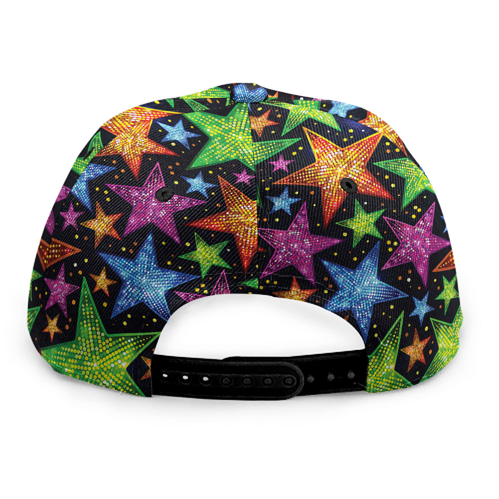 Fantastic Star Pattern Print Snapback Cap