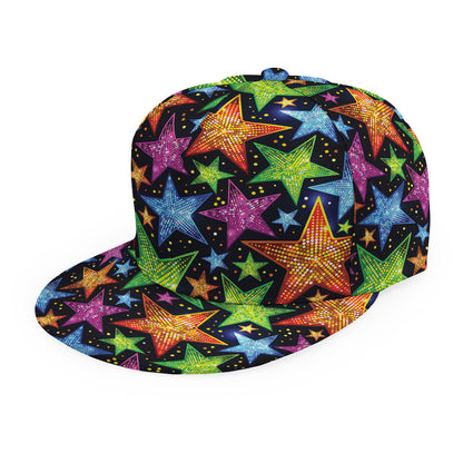 Fantastic Star Pattern Print Snapback Cap