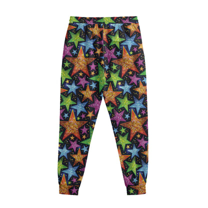 Fantastic Star Pattern Print Sweatpants