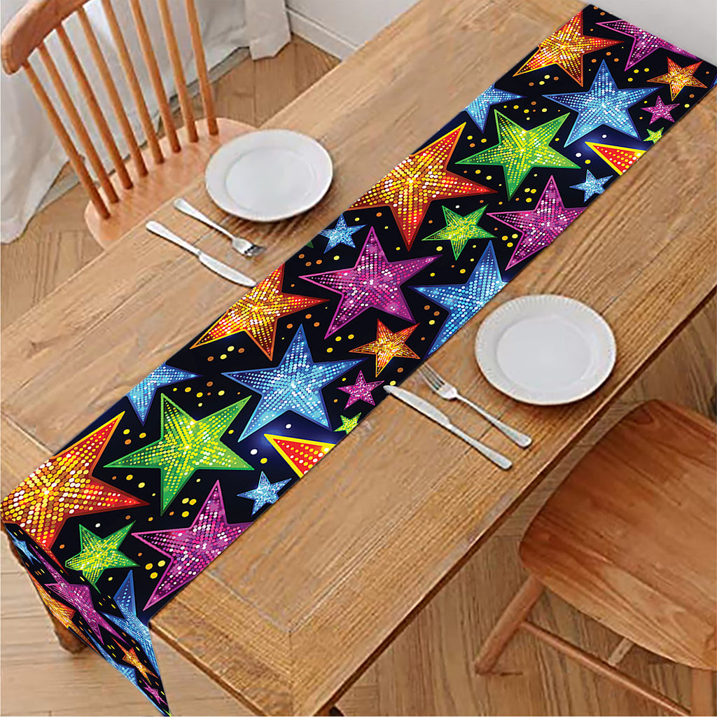 Fantastic Star Pattern Print Table Runner