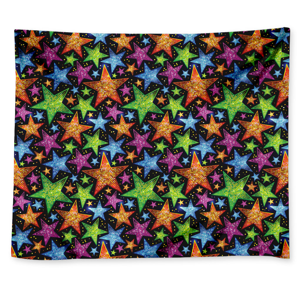 Fantastic Star Pattern Print Tapestry
