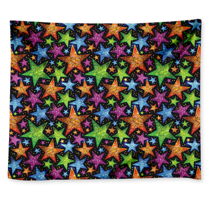 Fantastic Star Pattern Print Tapestry