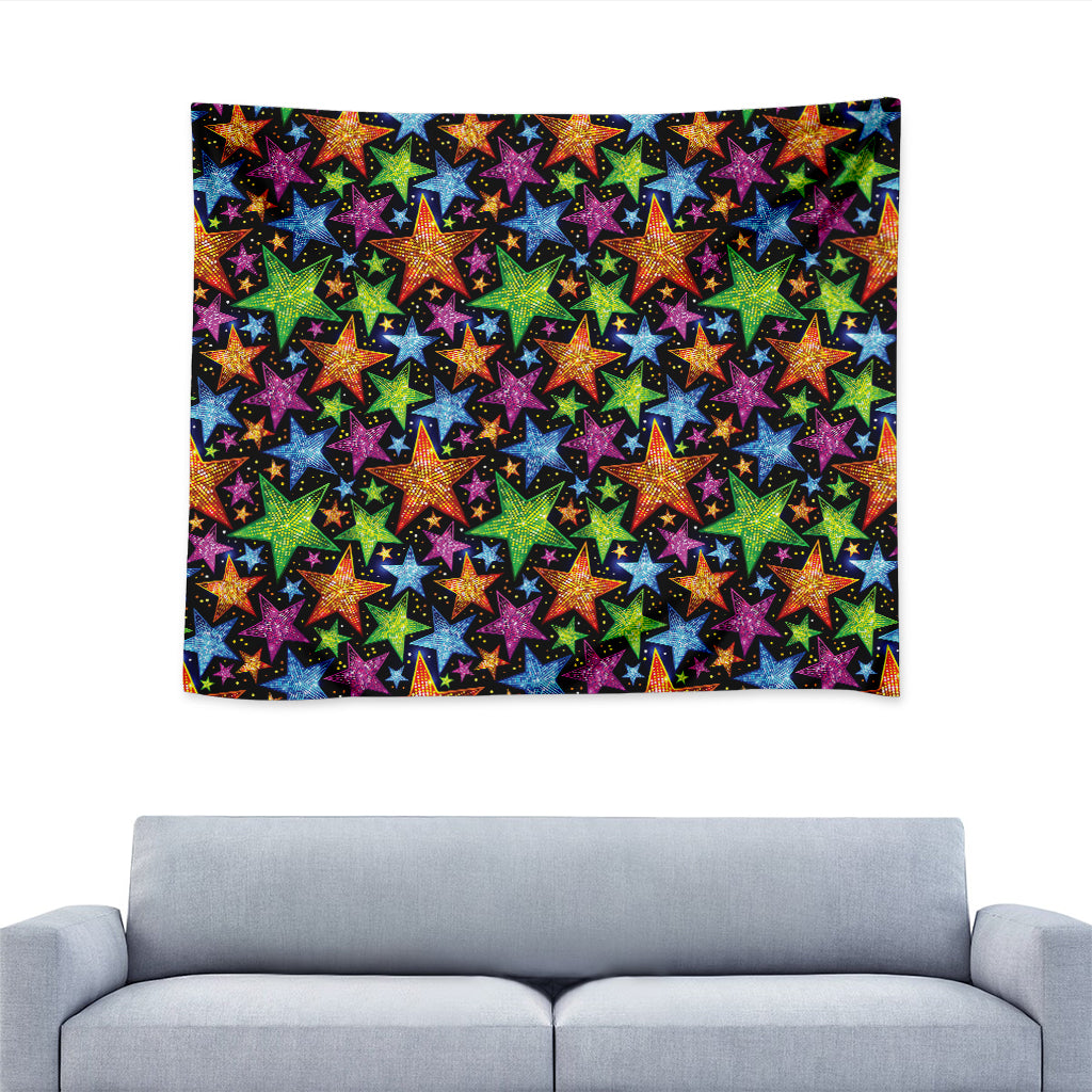 Fantastic Star Pattern Print Tapestry