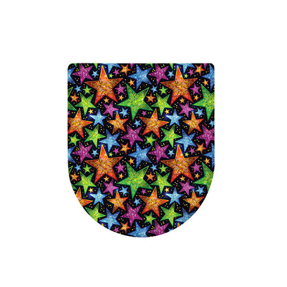 Fantastic Star Pattern Print Toilet Lid Cover