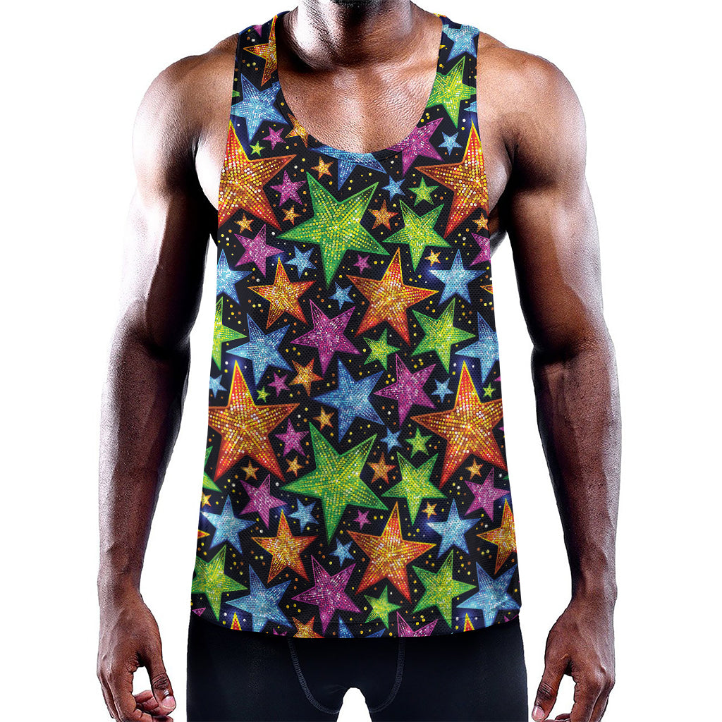 Fantastic Star Pattern Print Training Tank Top