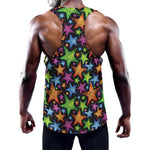 Fantastic Star Pattern Print Training Tank Top