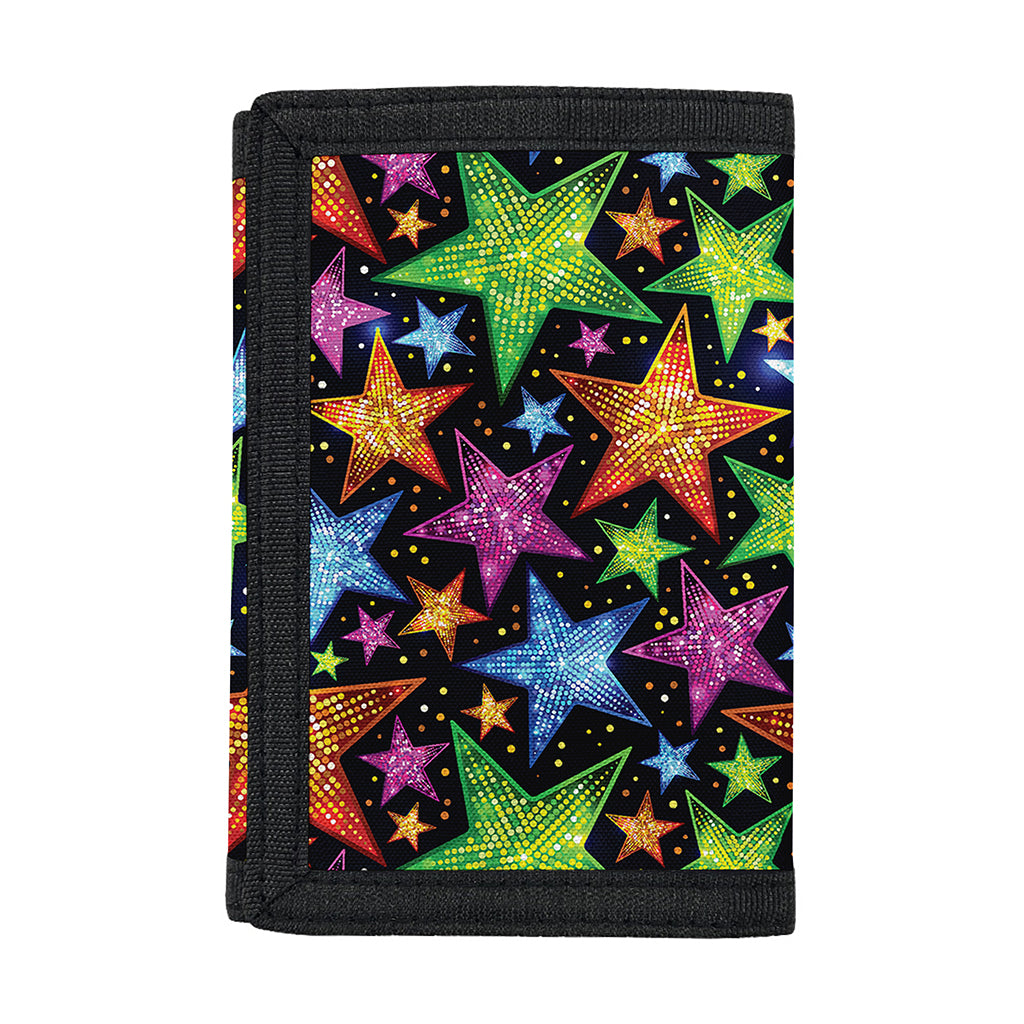 Fantastic Star Pattern Print Trifold Wallet