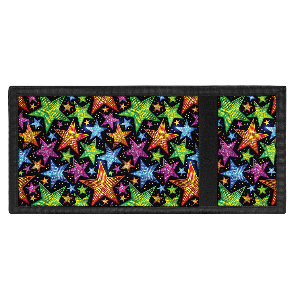 Fantastic Star Pattern Print Trifold Wallet