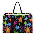 Fantastic Star Pattern Print Utility Tote Bag