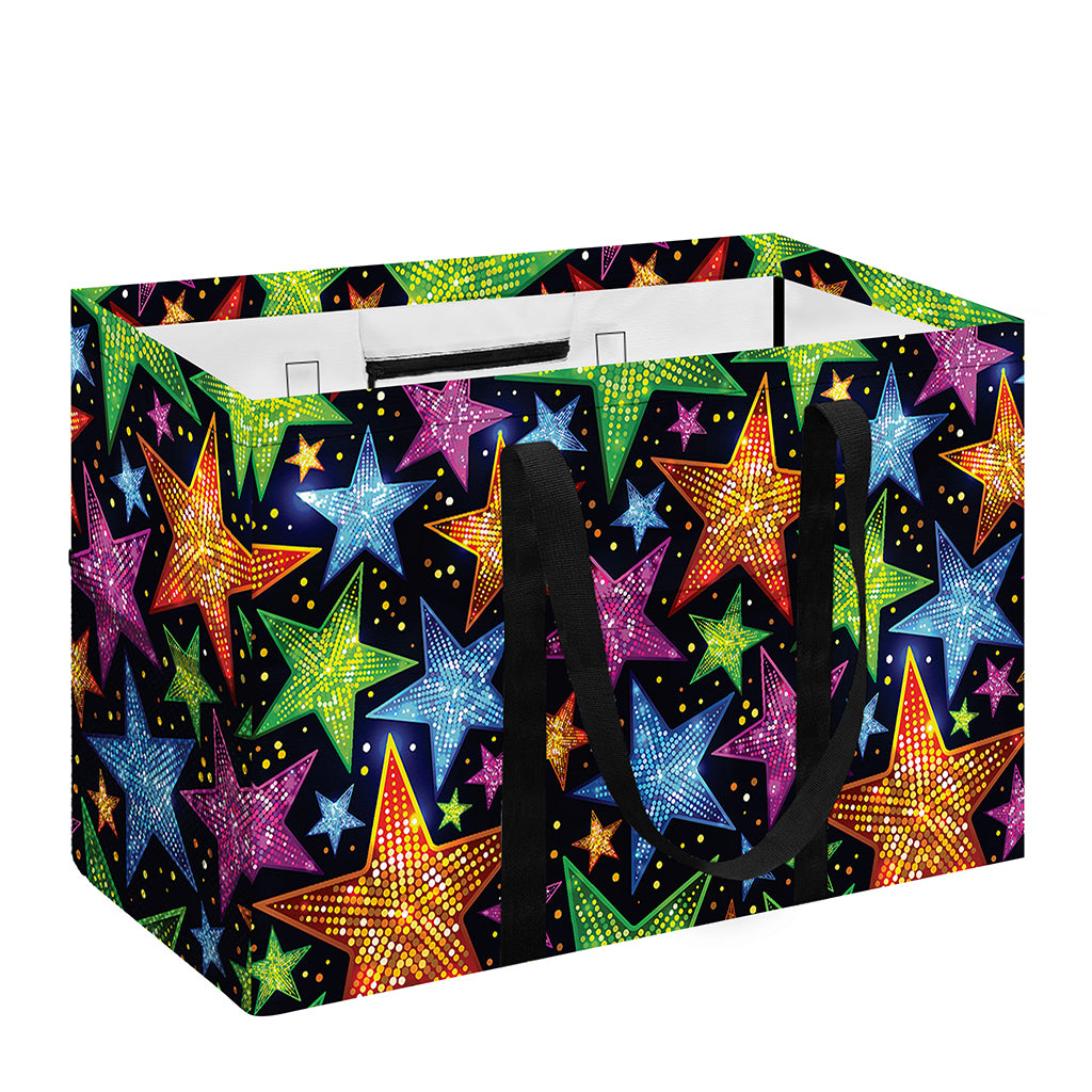 Fantastic Star Pattern Print Utility Tote Bag