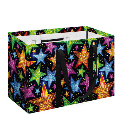 Fantastic Star Pattern Print Utility Tote Bag