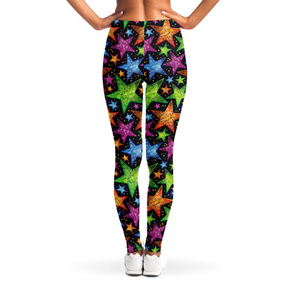 Fantastic Star Pattern Print Women's Leggings