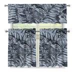 Fern Fossil Print 3 Piece Kitchen Curtains