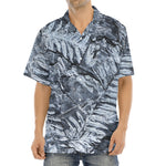 Fern Fossil Print Aloha Shirt