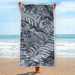 Fern Fossil Print Beach Towel