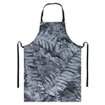 Fern Fossil Print Bib Apron With Pocket
