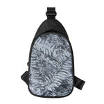 Fern Fossil Print Chest Bag