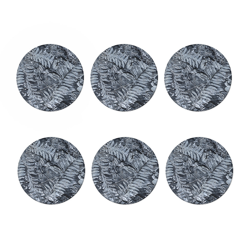 Fern Fossil Print Coaster Set