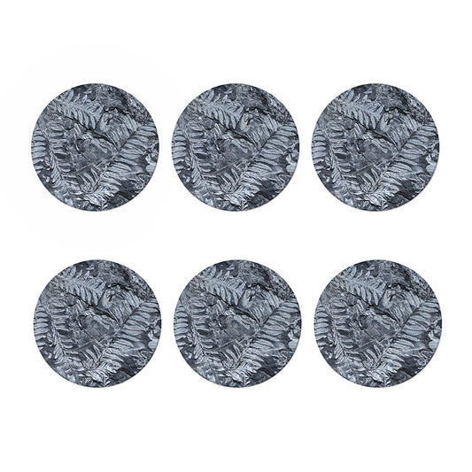 Fern Fossil Print Coaster Set